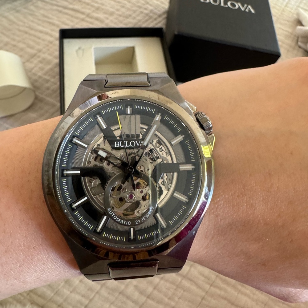 Bulova Maquina Automatic Grey Watch